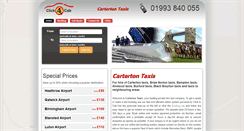Desktop Screenshot of carterton-taxis.co.uk